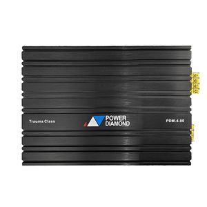 آمپلی فایر خودرو 4 کانال پاور دیاموند مدل   trauma 4.80  4*80 w rms